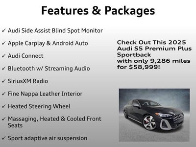 2025 Audi S5 Premium Plus