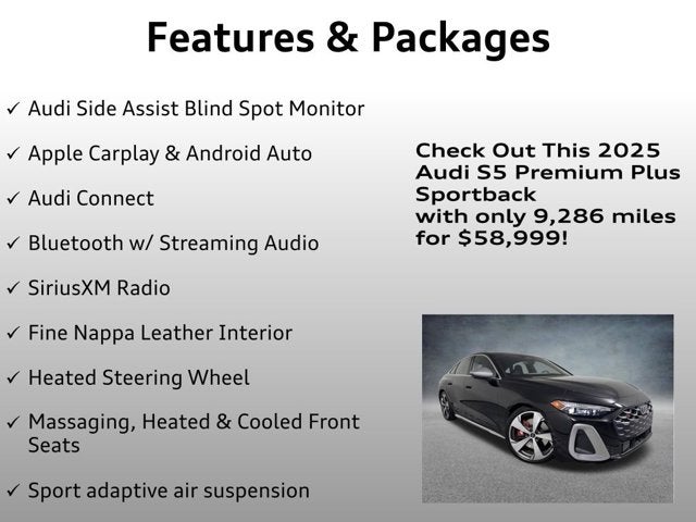 2025 Audi S5 Premium Plus