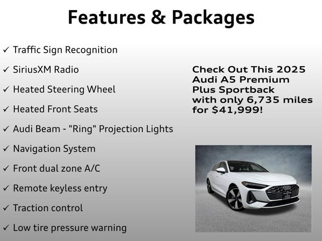 2025 Audi A5 Premium Plus