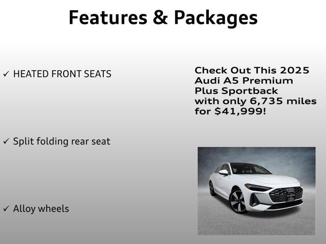 2025 Audi A5 Premium Plus