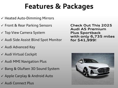 2025 Audi A5 Premium Plus