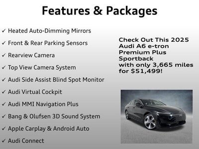 2025 Audi A6 e-tron Premium Plus