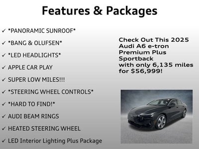 2025 Audi A6 e-tron Premium Plus