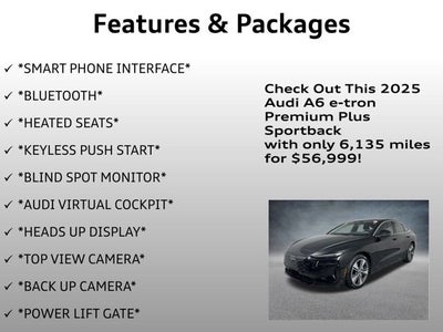 2025 Audi A6 e-tron Premium Plus