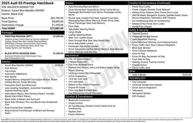 2025 Audi S5 Prestige