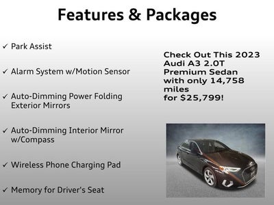 2023 Audi A3 Premium