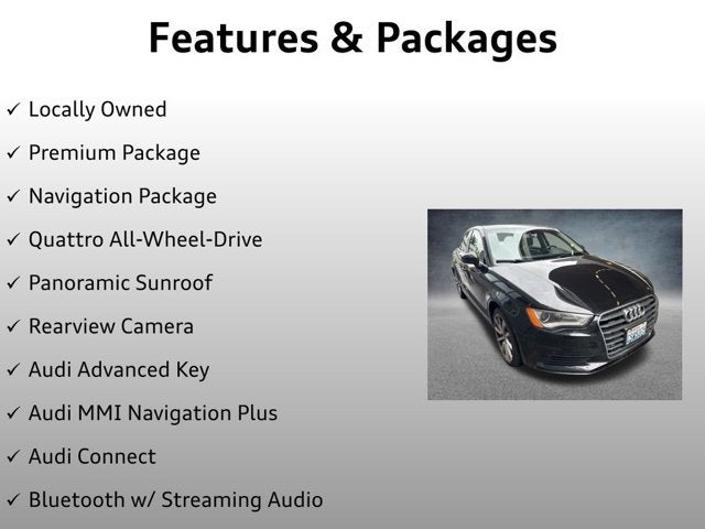 2016 Audi A3 2.0T Premium