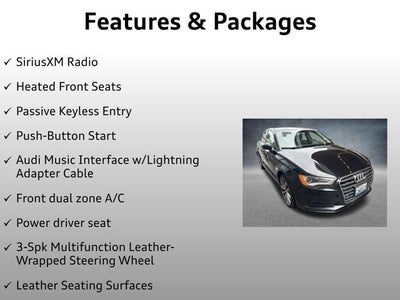 2016 Audi A3 2.0T Premium