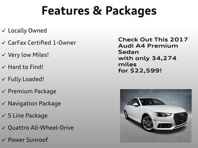 2017 Audi A4 Season of Audi Premium