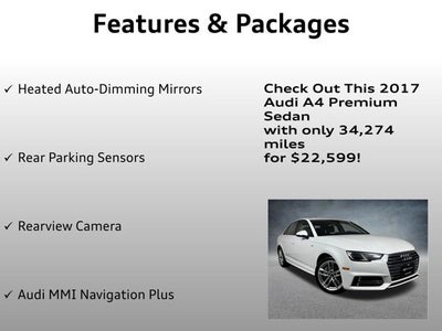 2017 Audi A4 Season of Audi Premium