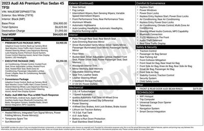 2023 Audi A6 Sedan Premium Plus