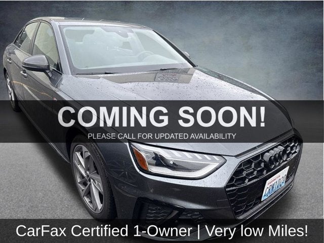 2024 Audi A4 Sedan S line Premium Plus
