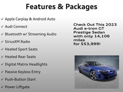 2023 Audi e-tron GT Prestige