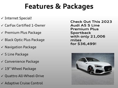 2023 Audi A5 Sportback S line Premium Plus