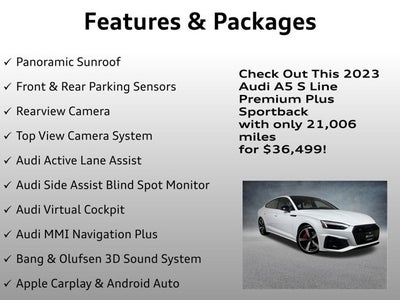 2023 Audi A5 Sportback S line Premium Plus