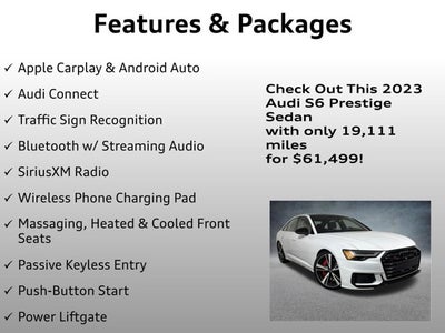 2023 Audi S6 Sedan Prestige