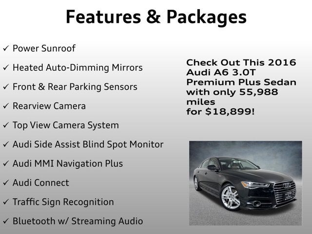 2016 Audi A6 3.0T Premium Plus