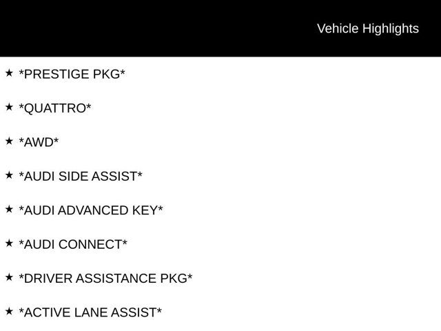 2017 Audi A4 Prestige