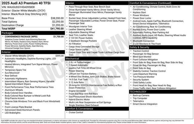 2025 Audi A3 Premium