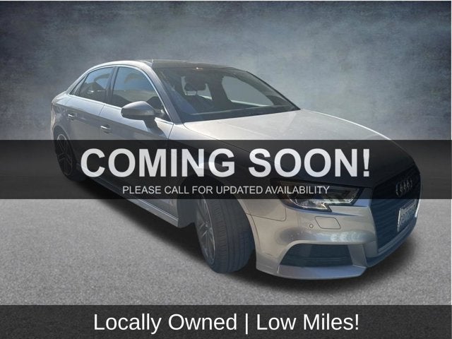 2018 Audi A3 Sedan 2.0T Premium Plus