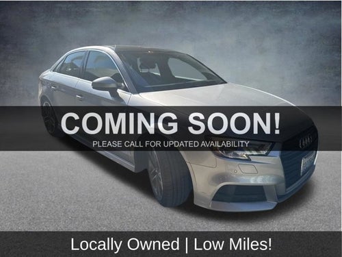 2018 Audi A3 Sedan 2.0T Premium Plus