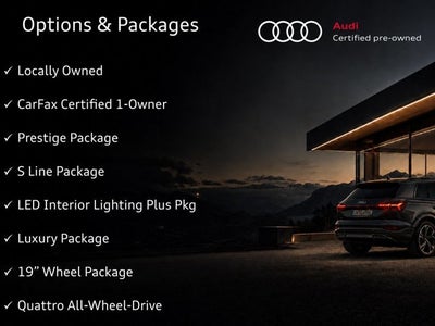 2023 Audi A6 Sedan Prestige