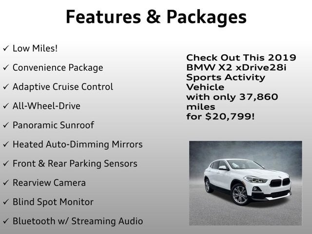 2019 BMW X2 xDrive28i