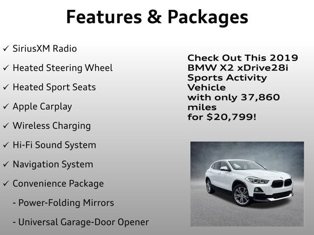 2019 BMW X2 xDrive28i