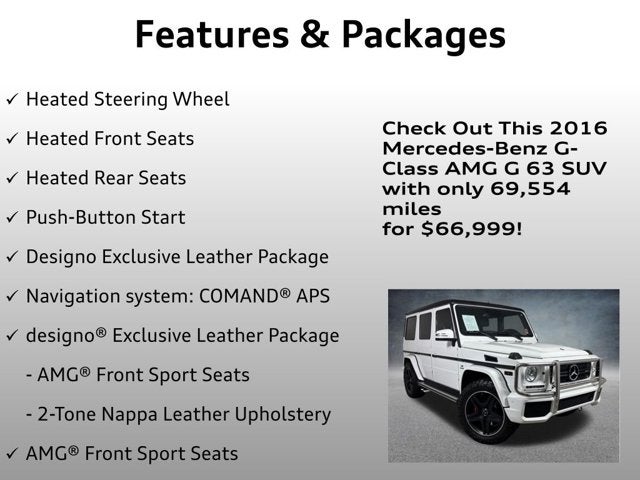 2016 Mercedes-Benz G-Class AMG® G 63