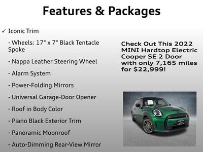 2022 MINI Hardtop 2 Door Cooper SE