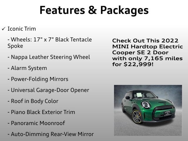 2022 MINI Hardtop 2 Door Cooper SE