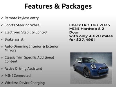 2025 MINI Hardtop 2 Door Cooper S