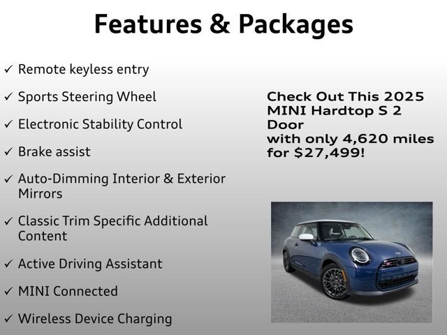 2025 MINI Hardtop 2 Door Cooper S