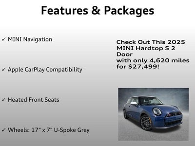 2025 MINI Hardtop 2 Door Cooper S