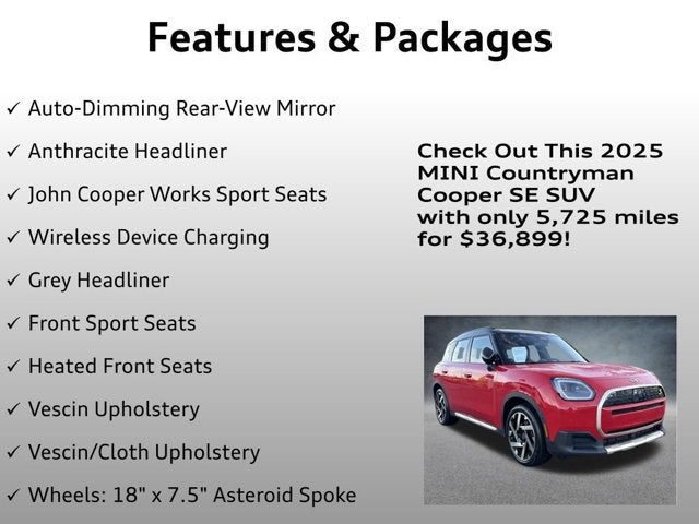 2025 MINI Countryman All4 Cooper SE