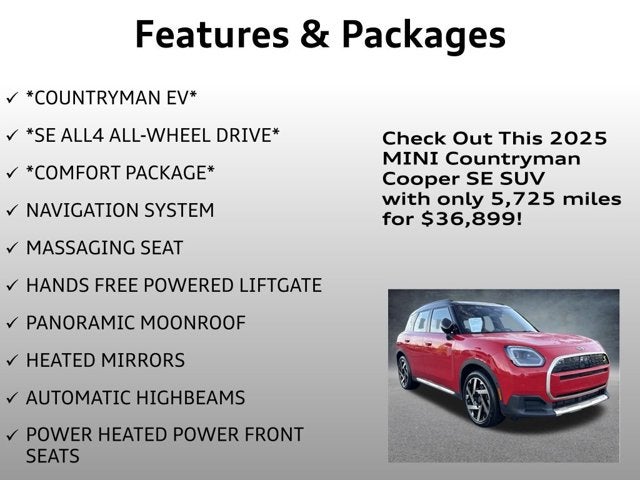 2025 MINI Countryman All4 Cooper SE
