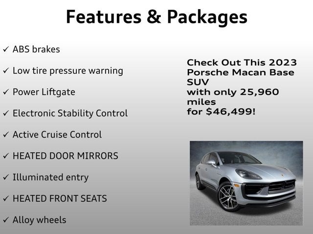 2023 Porsche Macan T