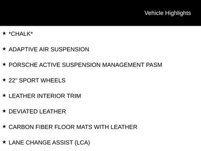 2023 Porsche Cayenne Platinum Edition