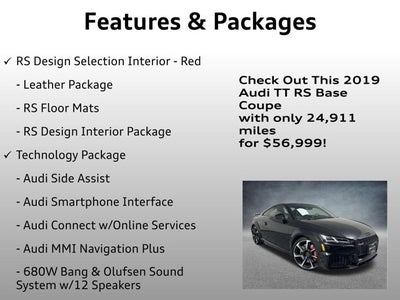 2019 Audi TT RS 2.5T