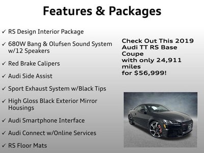 2019 Audi TT RS 2.5T