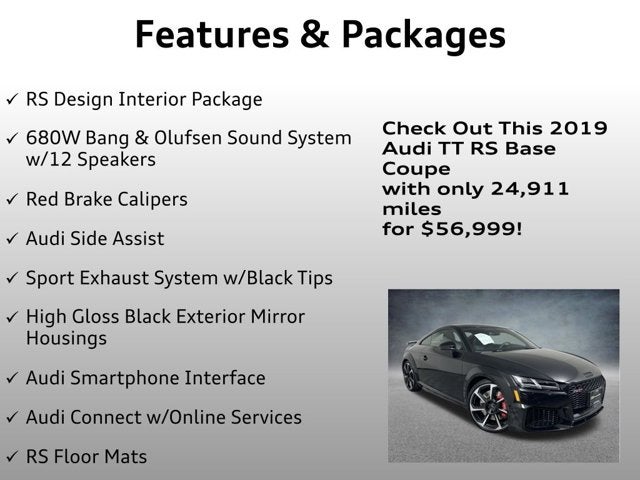 2019 Audi TT RS 2.5T
