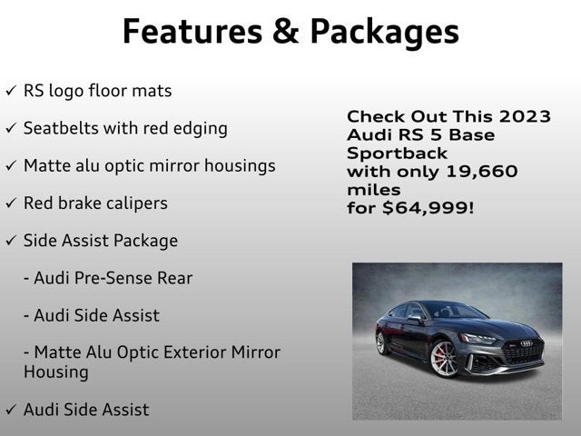 2023 Audi RS 5 Sportback 2.9T