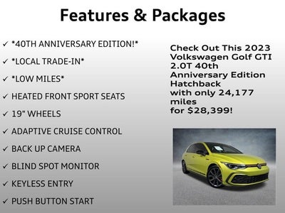 2023 Volkswagen Golf GTI 40th Anniversary Edition