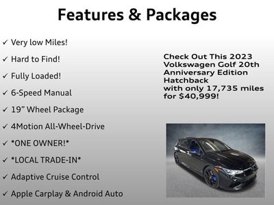 2023 Volkswagen Golf R 20th Anniversary Edition
