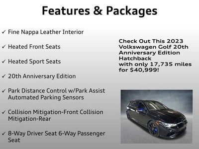 2023 Volkswagen Golf R 20th Anniversary Edition