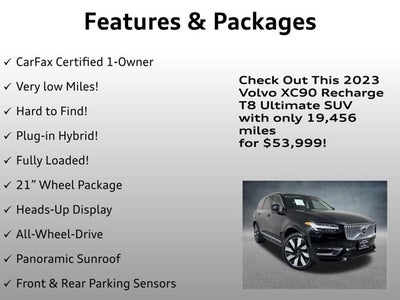 2023 Volvo XC90 Recharge Plug-In Hybrid Ultimate